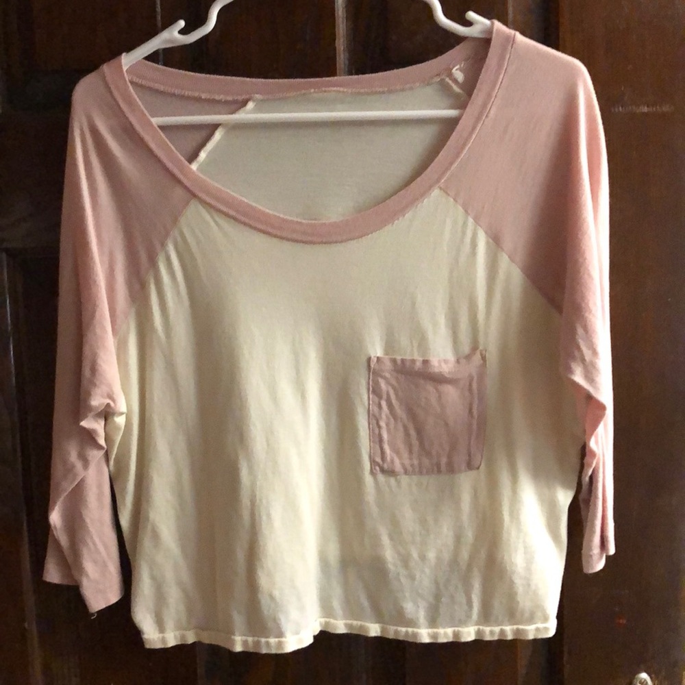 Cropped Baseball Tee